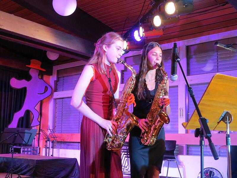 Solisten aus der Unterstufenbigband der Klassen 5 bis 8.