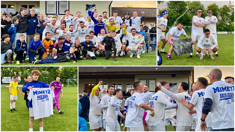Der FC Mitwitz feiert die Kreisliga-Meisterschaft 2026 in Kronach/Lichtenfels.