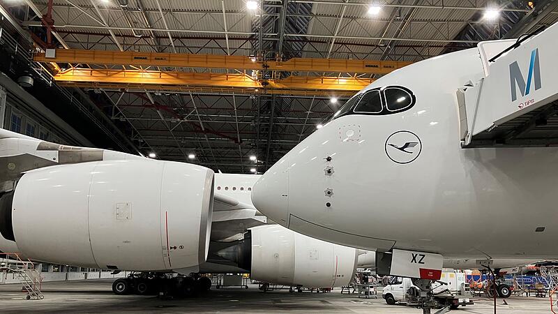 Lufthansa-Maschinen am Flughafen München