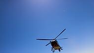 Ein Rettungshubschrauber Ein Rettungshubschrauber