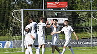 Die Ebersdorfer durften gegen Bad Kissingen gleich ein halbes Dutzend Tore bejubeln. Die Ebersdorfer durften gegen Bad Kissingen gleich ein halbes Dutzend Tore bejubeln.