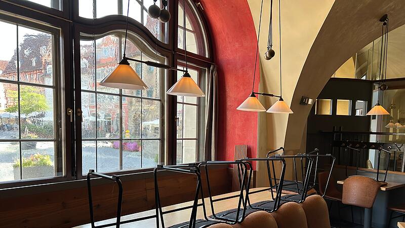 Ein Blick in den verwaisten Ratskeller in Coburg