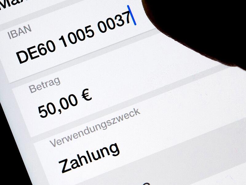 Online-Überweisung