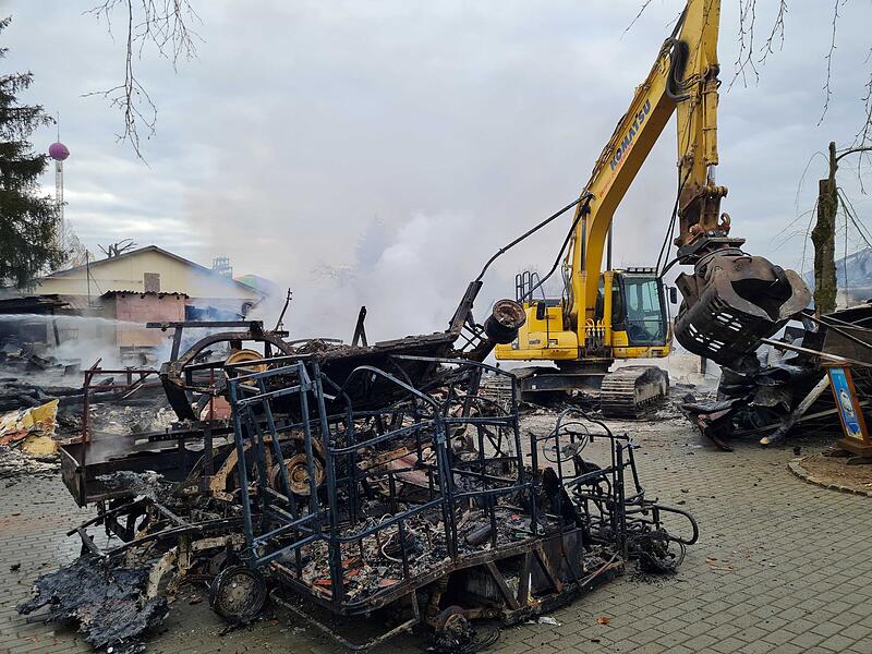 Brand im &laquo;Freizeit-Land Geiselwind&raquo;