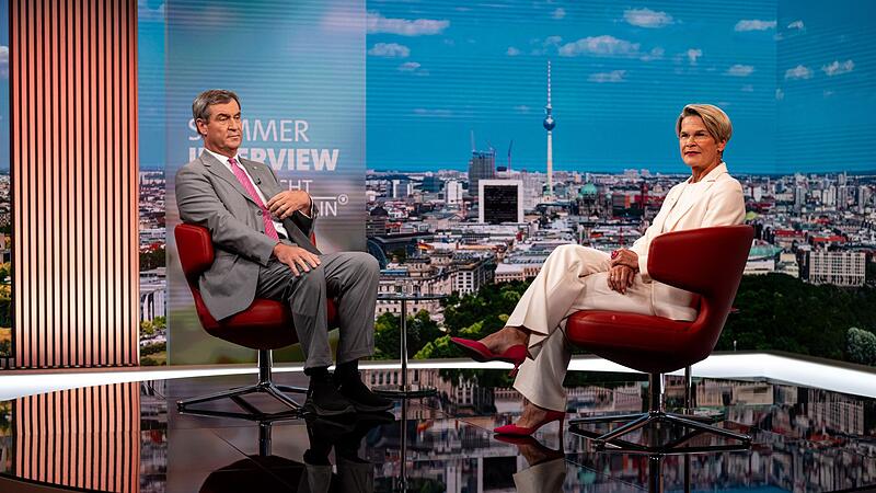 ARD-Sommerinterview mit CSU-Chef Söder ARD-Sommerinterview mit CSU-Chef Söder