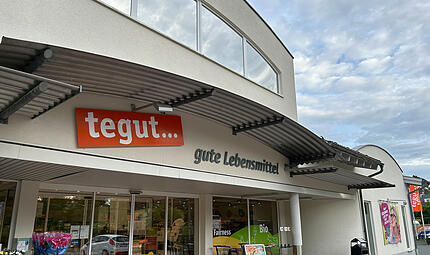 Der Tegut in der Kronacher Stra&szlig;e in R&ouml;dental schlie&szlig;t bereits zum 20. Juni 2026.