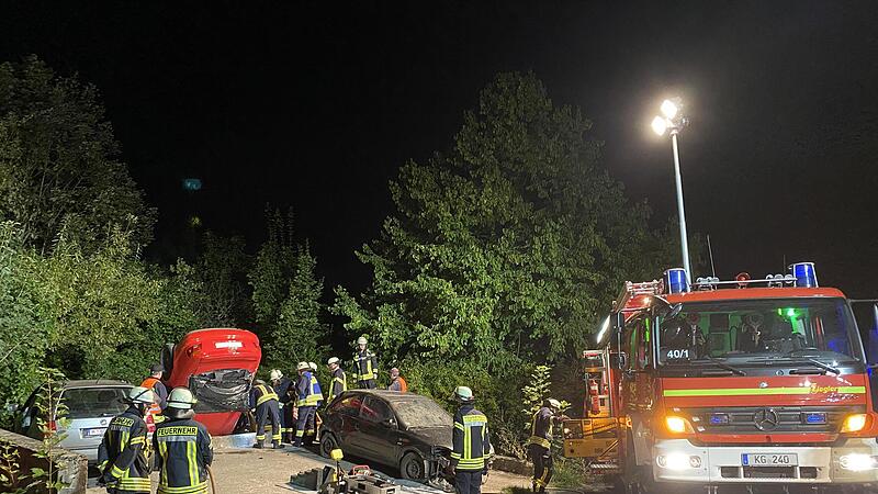 Sogar in der Nacht gingen die Übungen weiter.