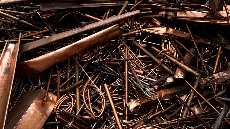 Zehnmal haben T&auml;ter im Landkreis Forchheim seit 2018 Kupfer oder andere Buntmetalle mitgehen lassen.Forchheim & Fr&auml;nkische Schweiz