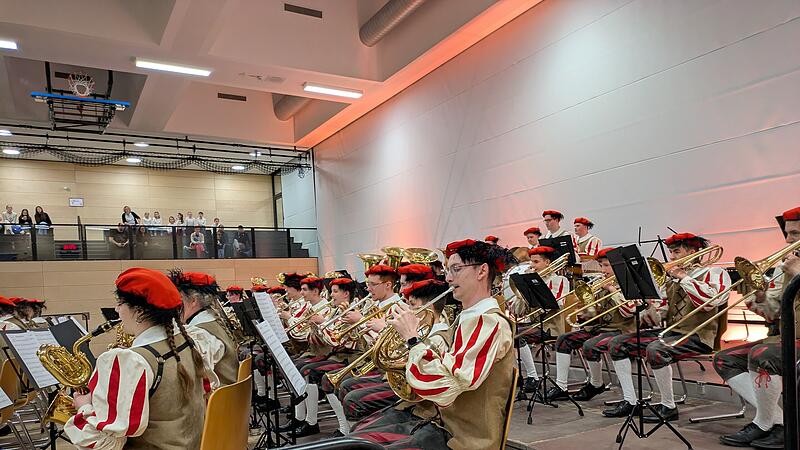 Das Jugendblasorchester beim Frühjahrskonzert 2025 in Münnerstadt