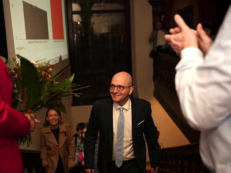 OB Dirk Vogel hat die Wahl in Bad Kissingen gewonnen.