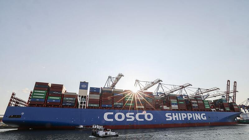 Cosco-Containerschiff Cosco-Containerschiff