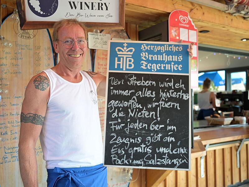 Strandbad-Betreiber Martin "Miene" Gruber