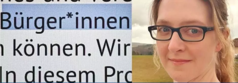 Coburgs Grüne Stadträtin Melanie Becker ist genervt vom Gender-Sternchen – und schreibt jetzt nur noch in weiblicher Form.