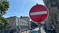 Baustelle in Coburg