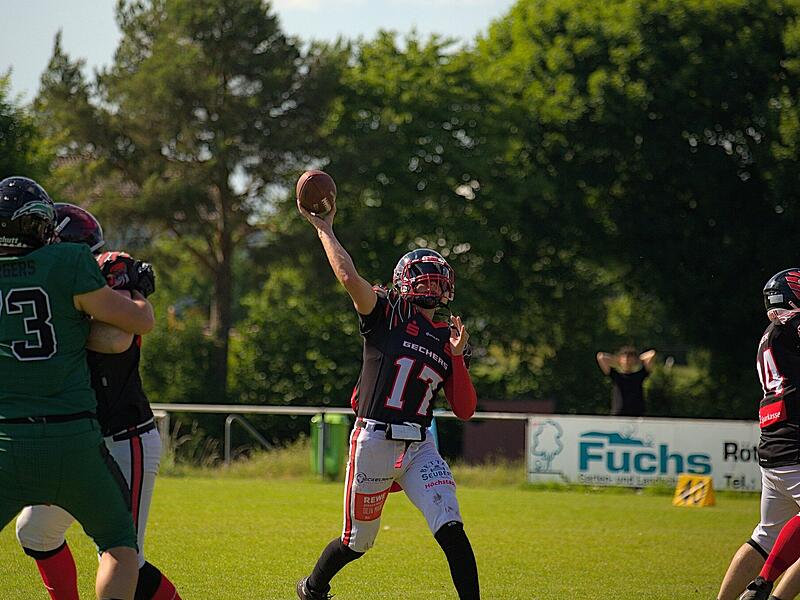 Quarterback Antoine Zabale wird das Spiel der Gechers lenken.