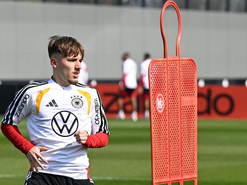 Training Fu&szlig;ball-Nationalmannschaft