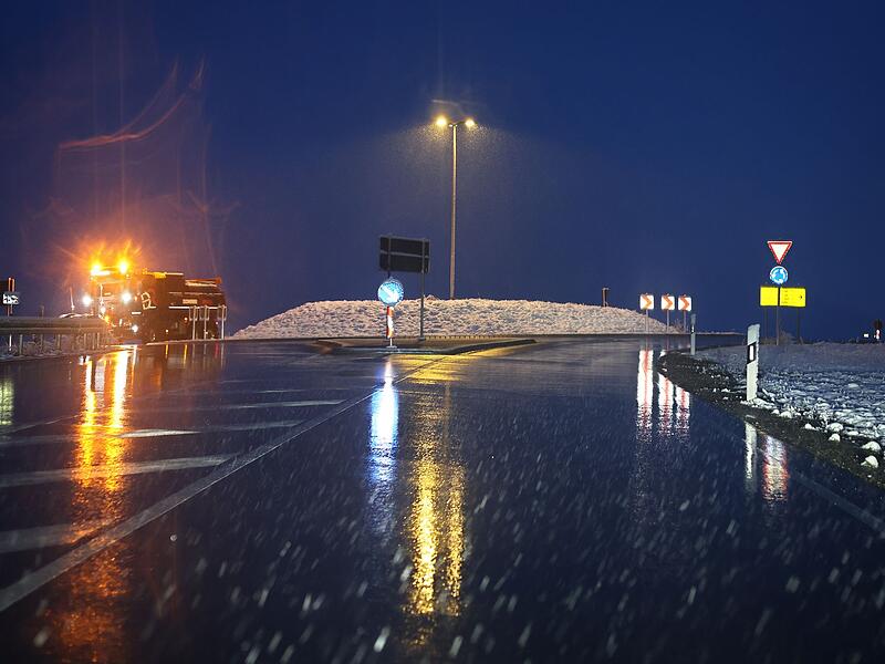 Neuschnee im S&uuml;den