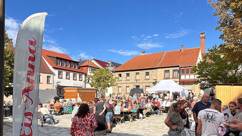 Michaelismarkt in der Innenstadt von Hammelburg