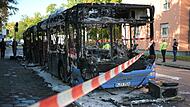 Linienbus in München-Laim ausgebrannt