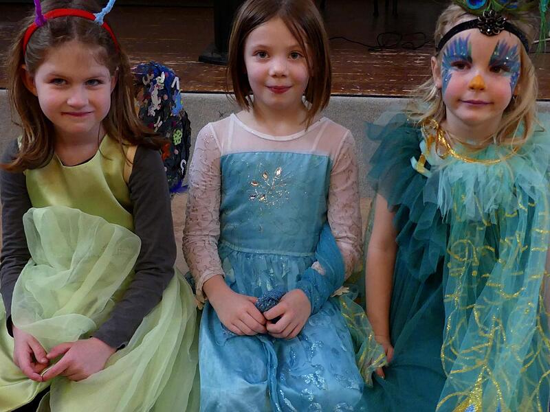 Prinzessinnen gab es auch beim Trebgaster Kinderfasching.2024 Kinderfasching Landkreis