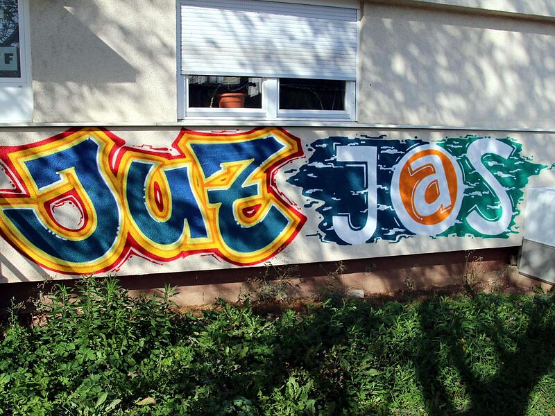 Die Graffiti-Aktion am Jugendtreff Ebern ist gelungen.