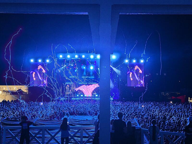Wincent Weiss beim Open Air in Bad Kissingen