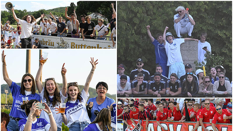 Die unterschiedlichen Fangruppen geben in der Relegation in der Region alles.