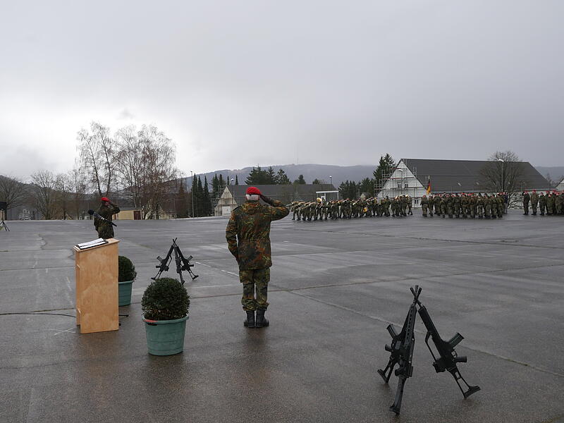 Übergabe Bereich Truppenübungsplatzkommandantur Süd von Oberstleutnant Rainer Hoch an Oberstleutnant Torsten Reinhardt.Kommandoübergabe Wildflecken von Oberstleutnant Rainer Hoch an Oberstleutnant Torsten Reinhardt Übergabe Bereich Truppenübungsplatzkommandantur Süd von Oberstleutnant Rainer Hoch an Oberstleutnant Torsten Reinhardt.