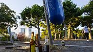 Glasflaschen in Frankfurt