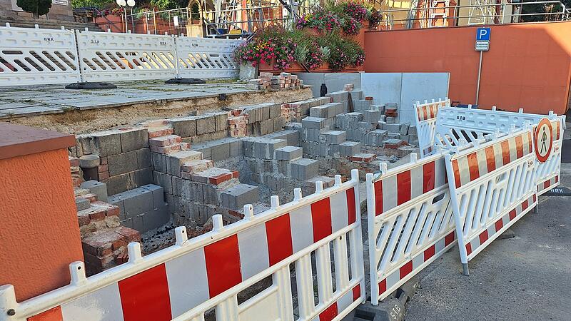 Kirchberg-Treppe Bad Brückenau marode: Baustelle erweitert Kirchberg-Treppe Bad Brückenau marode: Baustelle erweitert