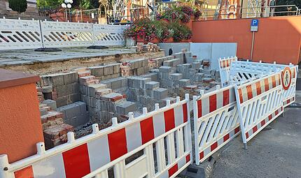 Kirchberg-Treppe Bad Brückenau marode: Baustelle erweitert Kirchberg-Treppe Bad Brückenau marode: Baustelle erweitert