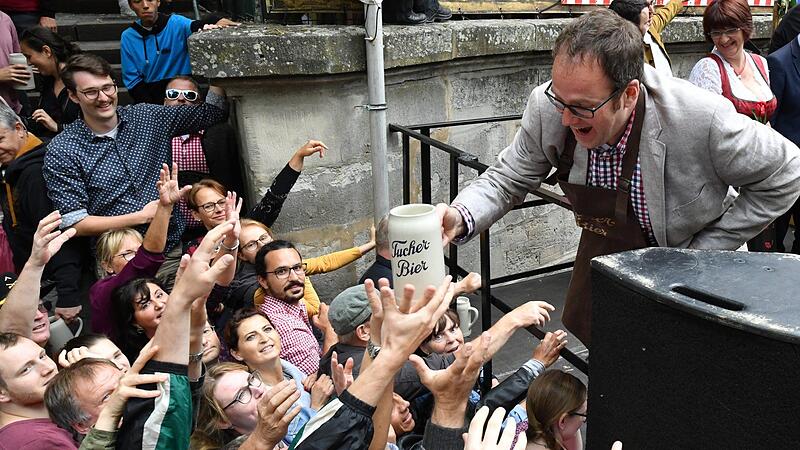 Szenen wie diese von der Bergkirchweih 2019 wird es 2021 mit sehr hoher Wahrscheinlichkeit nicht geben.