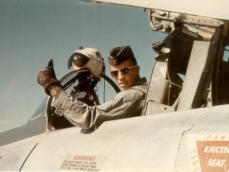 Topgun-Feeling: Norbert Freudensprung in jungen Jahren an Bord des Starfighters