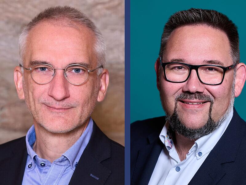 Alexander Schulz (CSU) und Sven Berwein (JL) stehen sich in der Stichwahl am 22. M&auml;rz gegen&uuml;ber.