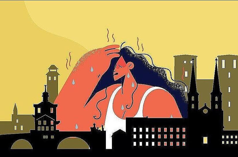 2022 war das zweitw&auml;rmste Jahr (nach 2018) in Bamberg seit Beginn der Aufzeichnungen. An 41 Tagen war es hei&szlig;er als 30 Grad. In der dicht bebauten Inselstadt kam das Thermometer sogar sechs Mal &uuml;ber 35 Grad.