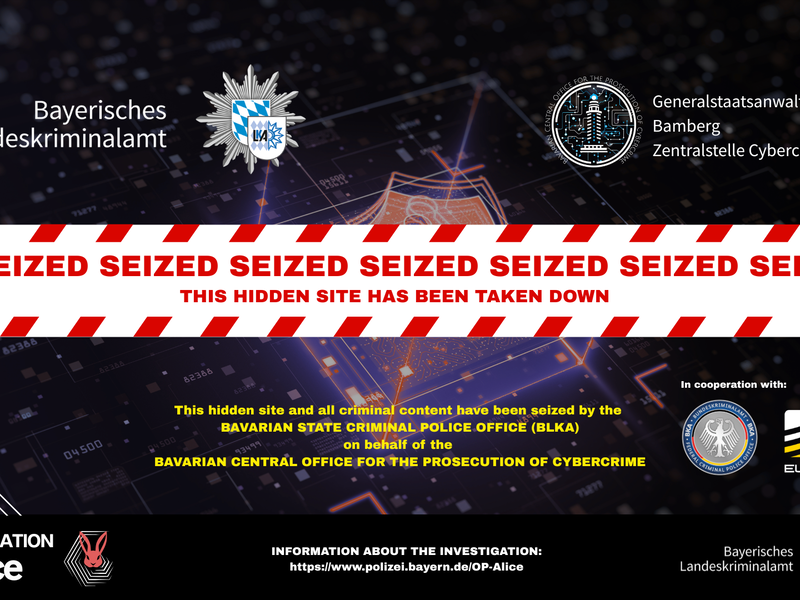 Ein historischer Schlag gegen ein weltweites Kinderpornografie-Netzwerk: Wie das Bayerische Landeskriminalamt am Freitag mitteilt, gebe es 600 Tatverd&auml;chtige. Einer davon wohnt im Landkreis Forchheim.