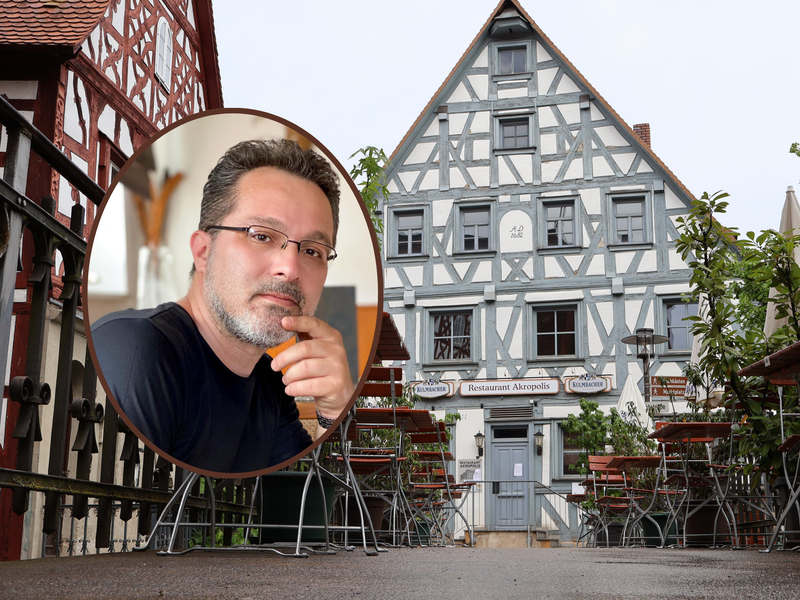 Ioannis Stamopoulos verletzt sich beim Brand in seinem Restaurant &bdquo;Akropolis&ldquo; schwer. Mittlerweile geht es ihm wieder besser.