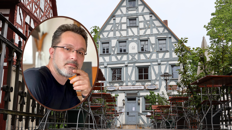 Ioannis Stamopoulos verletzt sich beim Brand in seinem Restaurant &bdquo;Akropolis&ldquo; schwer. Mittlerweile geht es ihm wieder besser.