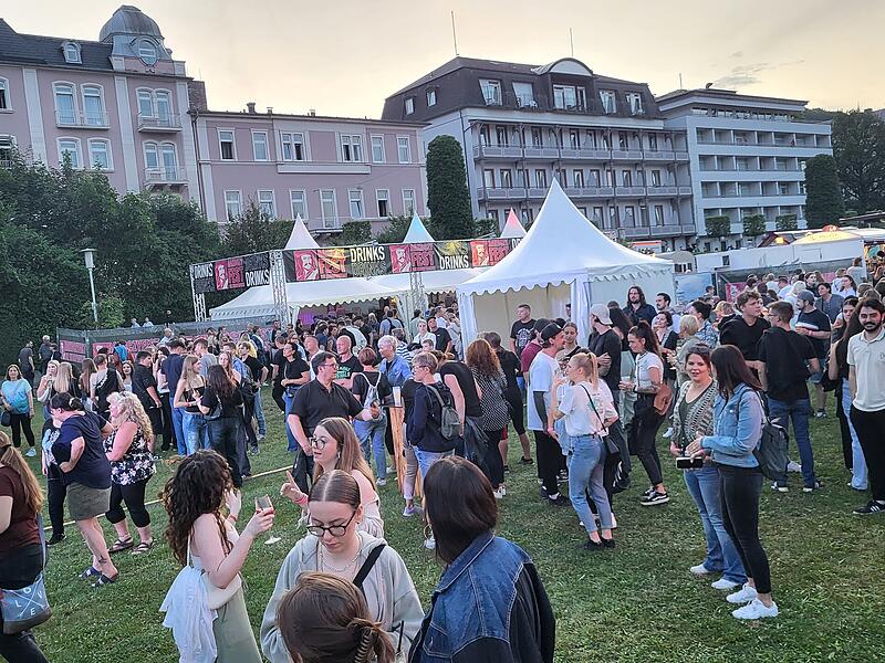 Rakoczy-Fest 2024 in Bad Kissingen er&ouml;ffnet: Party auf der Europawiese
