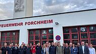 Im Feuerwehrhaus in der Egloffsteinstraße in Forchheim trafen sich lokale Vertreter der Einsatzkräfte, der Fachbehörden und weitere Fachleute. Im Feuerwehrhaus in der Egloffsteinstraße in Forchheim trafen sich lokale Vertreter der Einsatzkräfte, der Fachbehörden und weitere Fachleute.