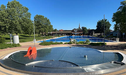Freibad Eltmann startet in die neue Badesaison Freibad Eltmann startet in die neue Badesaison