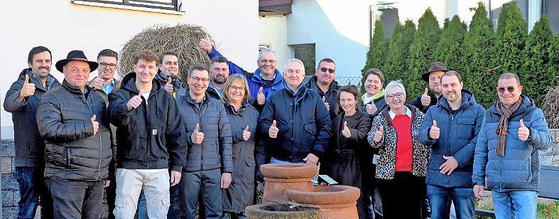 Die Kandidaten der W&auml;hlergemeinschaft Willersdorf-Haid.