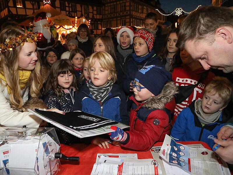 Forchheim; Himmelswerkstatt und Weihnachtsmarkt; Foto: Barbara HerbstHimmelswerkstatt Archiv