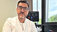 Goran Trajkovski in der Praxis für Kardiologie am Rhön-Klinikum Campus Bad Neustadt. Rhön-Klinikum/Sophie Will Goran Trajkovski in der Praxis für Kardiologie am Rhön-Klinikum Campus Bad Neustadt. Rhön-Klinikum/Sophie Will