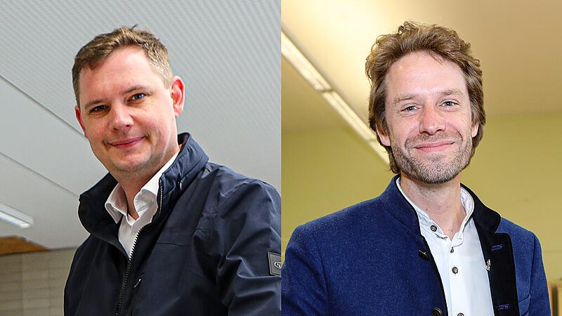 Jonas Gl&uuml;senkamp und Sebastian Niedermaier ziehen in OB-Stichwahl in Bamberg ein