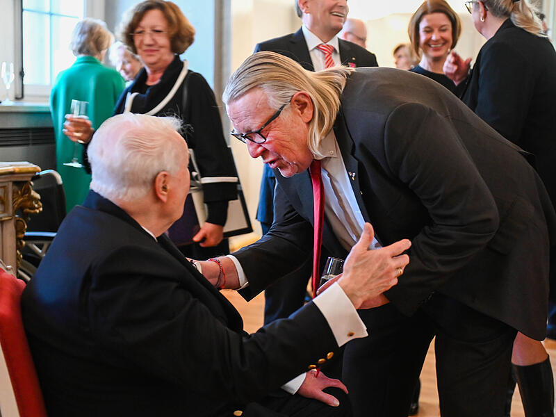 Gro&szlig;er Empfang in Coburg: Mehr als 200 geladene G&auml;ste gratulierten Andreas Prinz von Sachsen-Coburg und Gotha zum 80. Geburtstag.