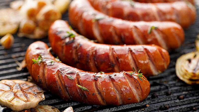 Wurst auf dem Grill