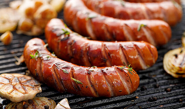 Wurst auf dem Grill