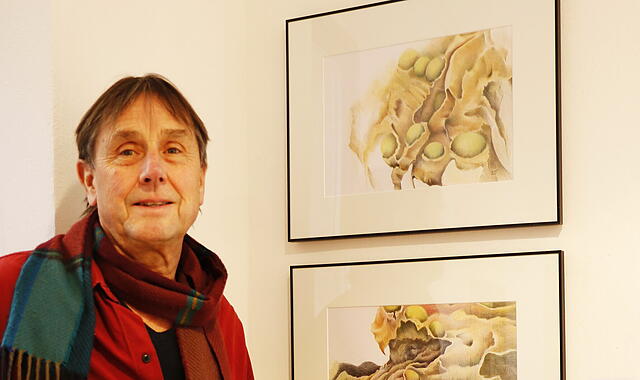 Heinz Gerber ist neu im erweiterten Vorstand des Kulmbacher Kunstvereins. Sein Metier sind penibel und fein schraffierte Zeichnungen.