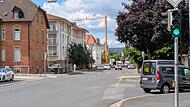 Ab Einmündung der Hartmannstraße (rechts) soll auf der Kappellenstraße künftig Tempo 30 gelten. Ab Einmündung der Hartmannstraße (rechts) soll auf der Kappellenstraße künftig Tempo 30 gelten.